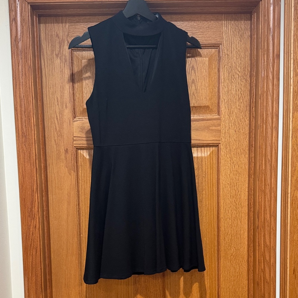 Lulu's Classic Black Mini Dress